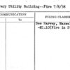 Temporary Utility Building--Fire 7/8/38