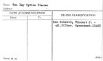 Ten Day Option Clause