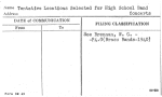 Tentative Locations Selected for High School Band Concerts
