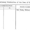 Tercentenary Celebration of the Town of Greenwich