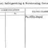 Terminal Refrigerating & Warehousing Corporation