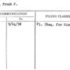 Tesar, Frank J.