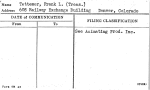 Tettemer, Frank L. (Treas.)