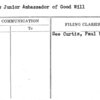 Texas Junior Ambassador of Good Will