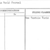 Textile World Journal