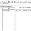 Thaden, Louise (Miss) (Beech Aircraft Corp.)