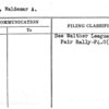Thiele, Waldemar A.