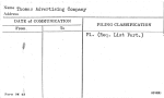 Thomas Advertising Company