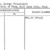 Thomas, George (President)