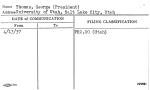 Thomas, George (President)