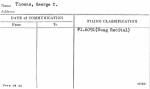 Thomas, George C.