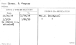 Thomas, J. Company