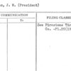 Thomas, J.W. (President)