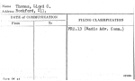 Thomas, Lloyd C.