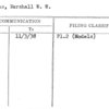 Thomas, Marshall W.W.
