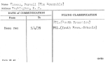 Thomas, Parnell (The Honarable)