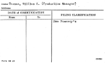 Thomas, William C. (Production Manager)