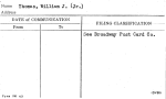 Thomas, William J. (Jr.)