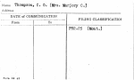 Thompson, C.O. (Mrs. Marjory C.)