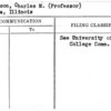 Thompson, Charles M. (Professor)