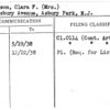 Thompson, Clara F. (Mrs.)