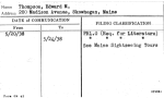 Thompson, Edward M.
