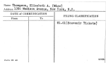 Thompson, Elizabeth A. (Miss)
