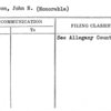 Thompson, John N. (Honorable)
