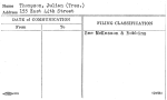 Thompson, Julian (Tres.)
