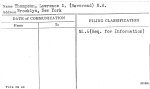 Thompson, Lawrence D. (Reverend) M.A.