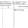 Thompson, Oliver P., The Thompson Trust