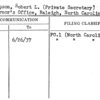Thompson, Robert L. (Private Secretary)