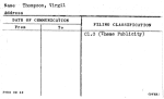 Thompson, Virgil