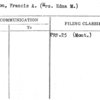 Thomson, Francis A. (Mrs. Edna M.)