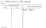 Thomson, Francis A. (Mrs. Edna M.)