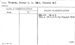 Thomson, George L.A. (Mrs. Claudia M.)