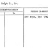 Thorn, Ralph S., Jr.
