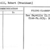 Thornhill, Robert (President)