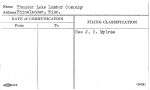 Thunder Lake Lumber Company
