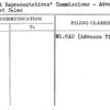 Ticket Representatives' Commissions - Advance Ticket Sales