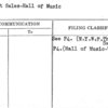 Ticket Sales-Hall of Music
