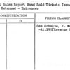 Ticket Sales Report Hand Sold Tickets Issued and Returned - Entrances