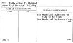 Tidd, Arthur W. (Editor)