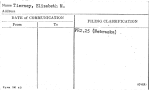 Tierney, Elizabeth M.