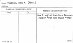 Tierney, John R. (Pres.)