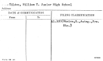 Tilden, William T. Junior High School