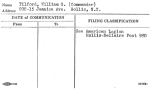 Tilford, William G. (Commander)