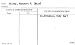 Tilley, Margaret E. (Miss)