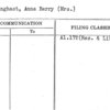 Tillinghast, Anna Berry (Mrs.)