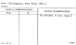 Tillinghast, Anna Berry (Mrs.)